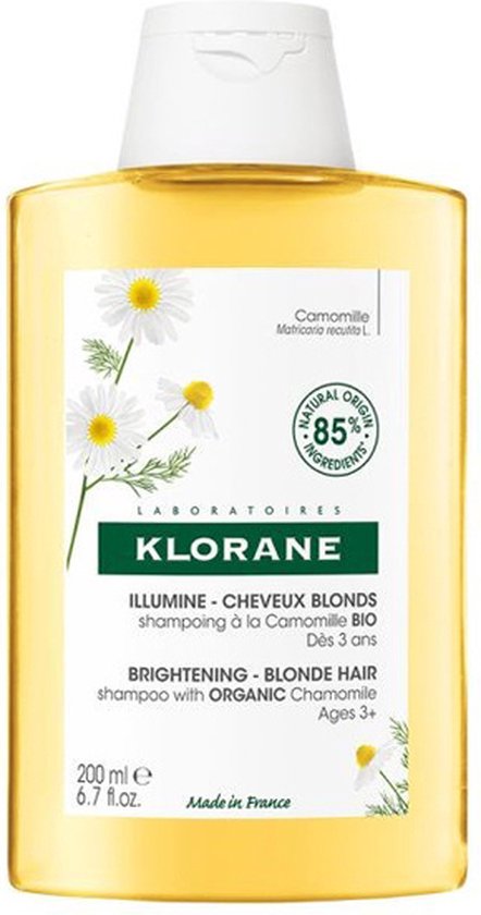 442x840-198 A La Camomile Illuminating Shampoo Blonde Reflections By Klorane 200 Ml - Image 1