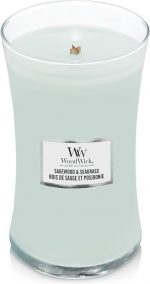 WoodWick Geurkaars Large Sagewood & Seagrass 611 gr - Image 2