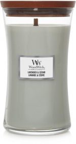 WoodWick Lavender & Cedar Large Candle - Image 2