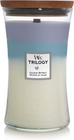 WoodWick Hourglass Large Trilogy Geurkaars - Calmin Retreat
