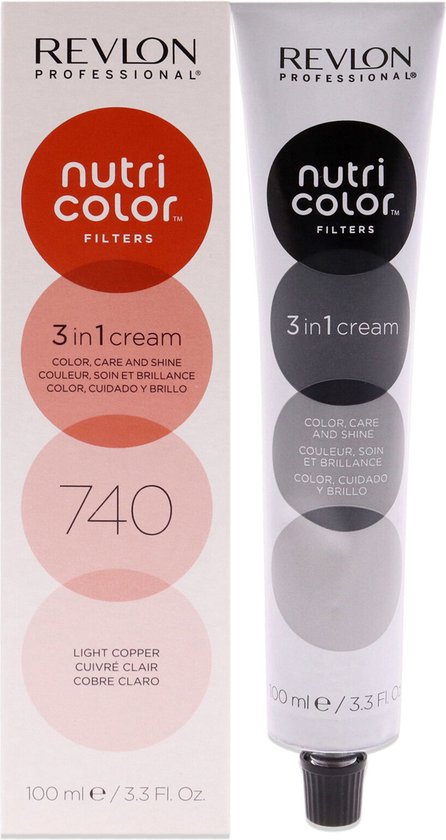 446x840-67 Permanente Kleur Nutri Color Light Copper Revlon (100 ml) - Image 1