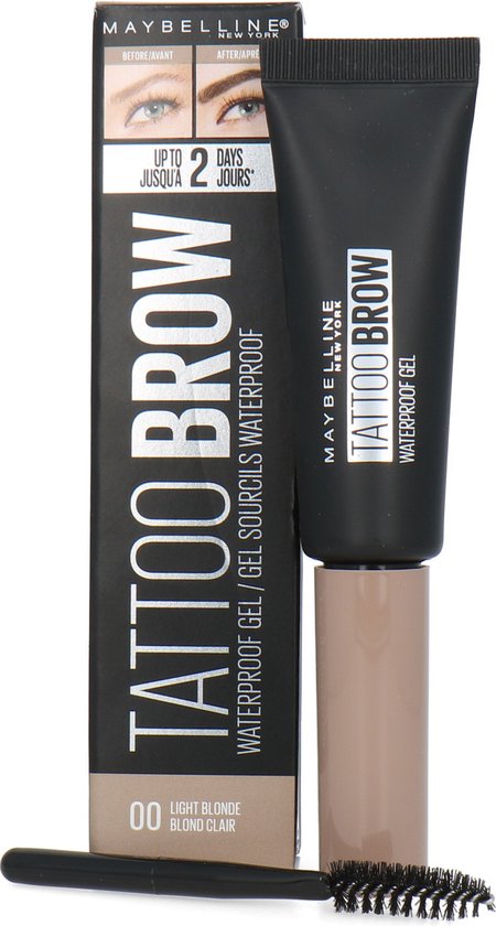 450x840-213 Maybelline Tattoo Brow Waterproof Wenkbrauwgel - 00 Light Blonde - Image 1