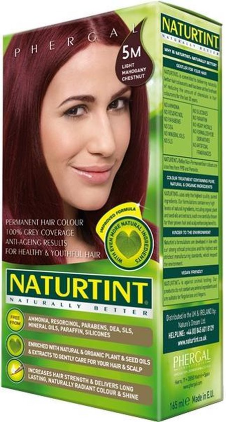 450x840-34 Haarkleur Zonder Ammoniak Naturtint Naturtint Licht mahoniebruin - Image 1