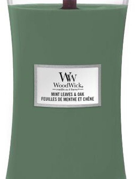 WoodWick - Mint Leaves & Oak Large Candle