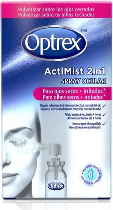 453x840-90 Optrex Actimist 2in1 Tired + Uncomfortable Eye Spray 10ml - Image 1