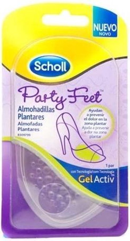 455x840-39 Scholl Party Feet Gelactiv Feet Cushions 1 Pair - Image 1