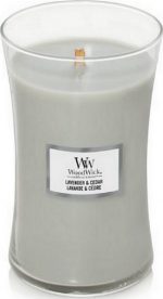 WoodWick Lavender & Cedar Large Candle - Image 4