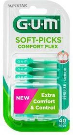 GUM Soft Picks Comfort Flex regular mint - 40st - Image 2