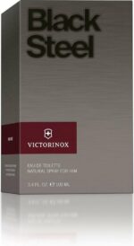 Herenparfum Victorinox EDT Black Steel 100 ml - Image 3