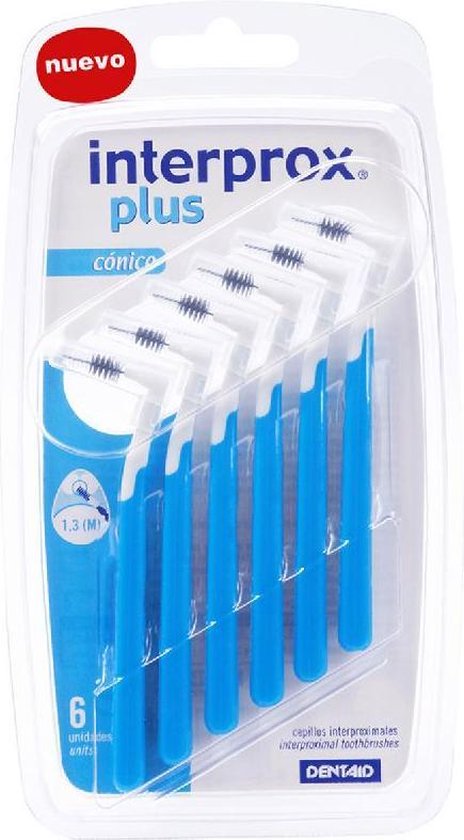 464x840-28 Interprox Plus - Conical 3Mm-5Mm, Blauw - 6 stuks - Image 1