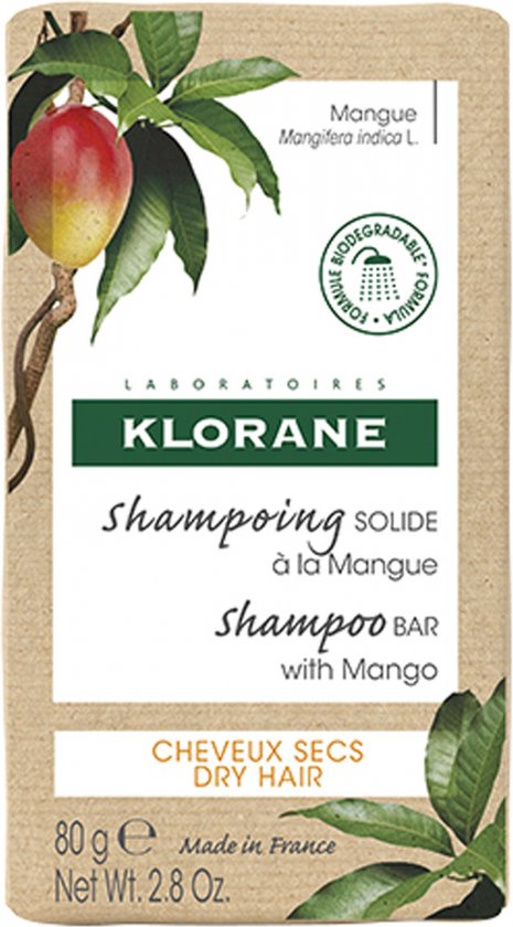 465x840-40 Klorane Al Mango Champú Sólido 80 G - Image 1