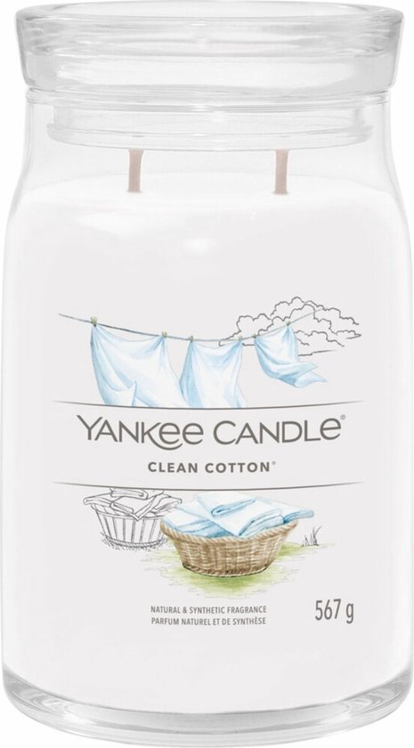 465x840-94 Yankee Candle - Clean Cotton Signature Large Jar - Image 1