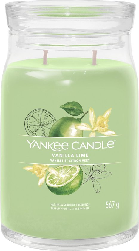 466x840-104 Yankee Candle - Vanilla Lime Signature Large Jar - Image 1