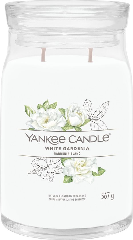 466x840-92 Yankee Candle - White Gardenia Signature Large Jar - Image 1