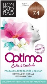 Llongueras - LLONGUERAS OPTIMA hair colour 7.4-copper - Image 2