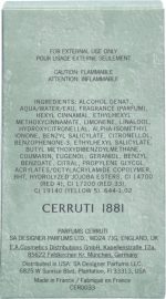 Cerruti 1881 Pour Homme Eau de Toilette Spray 25 ml - Image 3