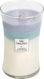 WoodWick Hourglass Large Trilogy Geurkaars - Calmin Retreat - Image 3