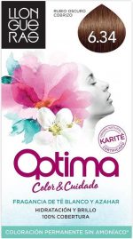 Llongueras - LLONGUERAS OPTIMA hair colour 6.34-golden deep blond - Image 3
