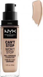 Nyx CanAt Stop WonAt Stop Full Coverage Foundation Alabaster 30ml - Image 3