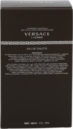 Versace L'Homme 100 ml Eau de Toilette - Herenparfum - Image 4
