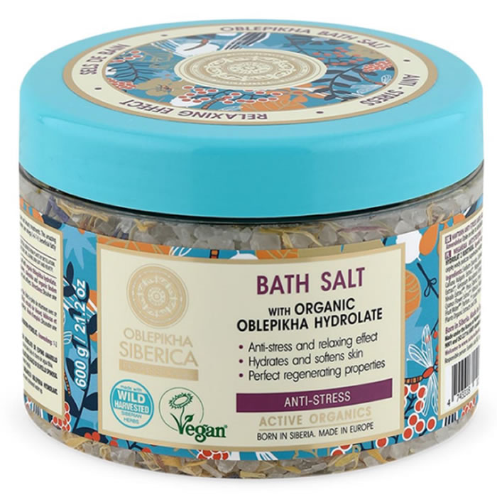 4743318101347_1 Natura Siberica Oblepikha Bath Salt Anti Estress 600g - Image 1