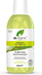 Dr. Organic Tea Tree Mondspoelwater 500 ml - Image 4