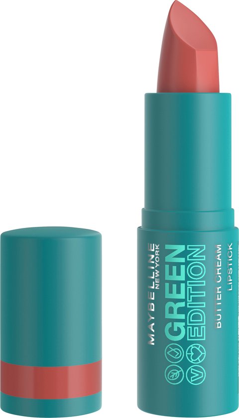 480x840-36 Maybelline New York Lippenstift Green Edition Buttercream 012 Shore, 3.4 g - Image 1