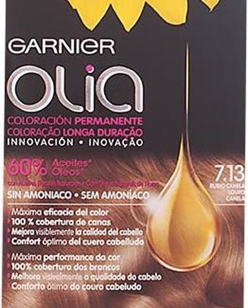 Olia Coloracion Permanente #7.13 Rubio Canela 4 pz