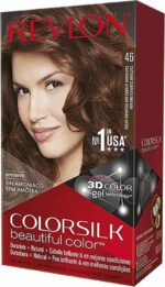 Haarkleur Zonder Ammoniak Colorsilk Revlon Goud koper kastanje