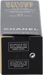 Chanel Rouge Allure Velvet Luminous Matte Lip Colour 57 Rouge Feu - Image 3