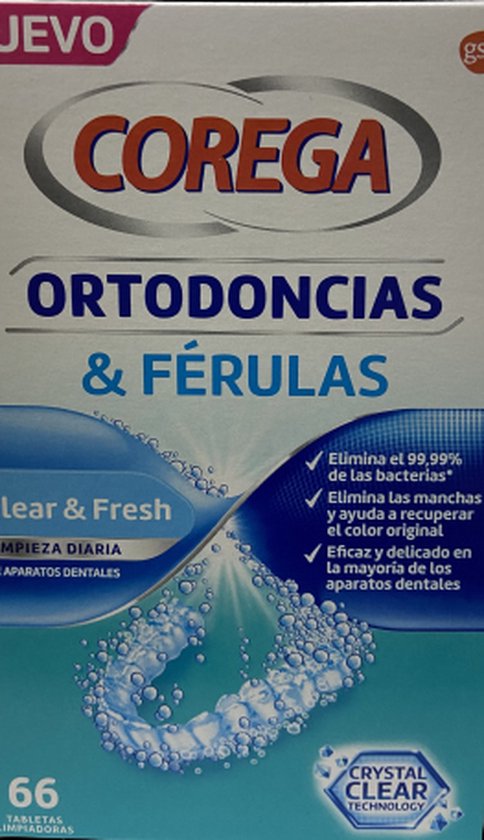 484x840-70 Corega Orthodontics & Splints 66 Tablets - Image 1