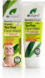 Dr. Organic Tea Tree Face Wash 200 ml - Image 2