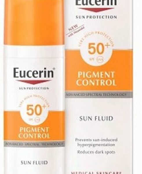 Eucerin Sun Protection Fluid Pigment Control SPF50 - Zonnebrand - 50 ml