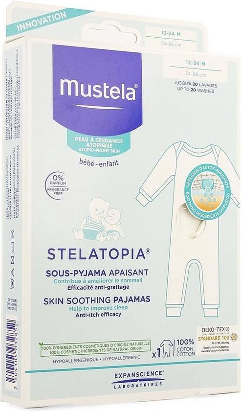 495x840-91 Mustela Skin Soothing Pajamas Stelatopia 12-24 Months - Image 1