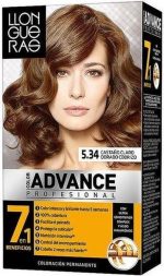Color Advance Hair Colour By Llongueras #5.34-light-brown-golden-copper - Image 3
