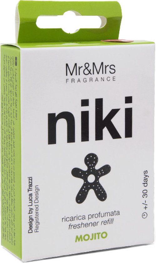 499x840-44 Mr & Mrs Fragrance NIKI Car Refill - Mojito - Image 1