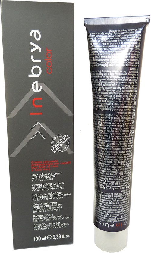 501x840-44 Inebrya Color Haarkleur Creme Kleuring Permanent 100ml - 08/00 Intense Light Blonde / Hellblond Intensiv - Image 1