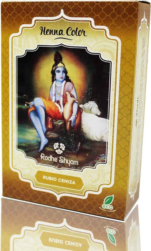 504x840-41 Semi-permanente kleurstof Henna Radhe Shyam Shyam Henna Asblond (100 g) - Image 1