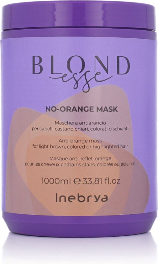 504x840-83 Haarmasker Inebrya BLONDesse No-Orange Mask (1 L) - Image 1