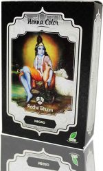 Permanente Kleur Radhe Shyam Shyam Henna Zwart Henna In poedervorm (100 gr)