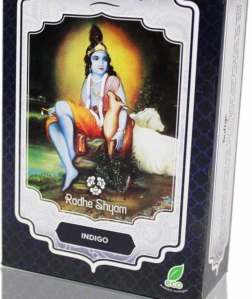 Semi-permanente kleurstof Henna Radhe Shyam Shyam Henna Indigo (100 g)