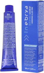 Permanent Dye Inebrya Bionic Color Nº 9/3 Very Light Blonde Golden 100 ml - Image 3