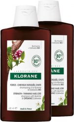 Klorane Shampoo With Quinine And Edelveiss Bio 2x400ml - Image 3