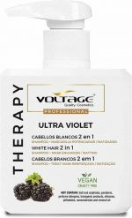 Shampoo voor blond of grijs haar Voltage Therapy Ultra Violet 2 in 1 (500 ml) - Image 2