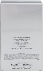 Chanel Egoiste Platinum Pour Homme After Shave Lotion 100 ml  man - Image 2