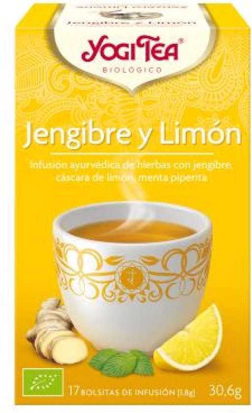 513x840-3 Yogi Tea Jengibre Y Limón Infusión 17 X 1,8 G - Image 1