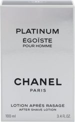 Chanel Egoiste Platinum Pour Homme After Shave Lotion 100 ml  man - Image 4