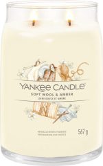 Yankee Candle - Soft Wool & Amber Signature Large Jar - Image 2