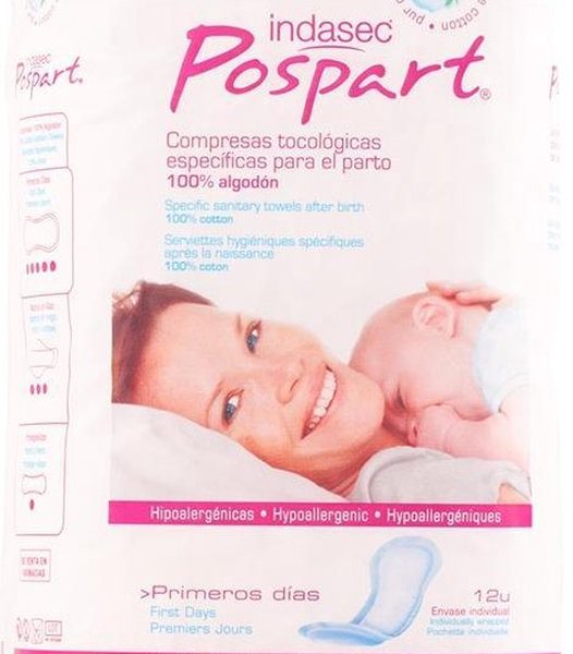 Katoenen Kraamverband Indasec (12 uds)