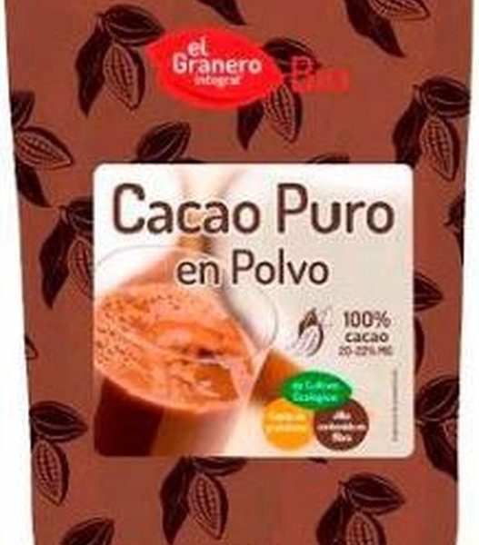 Granero Cacao En Polvo 20-22 Materia Grasa Bio 350g